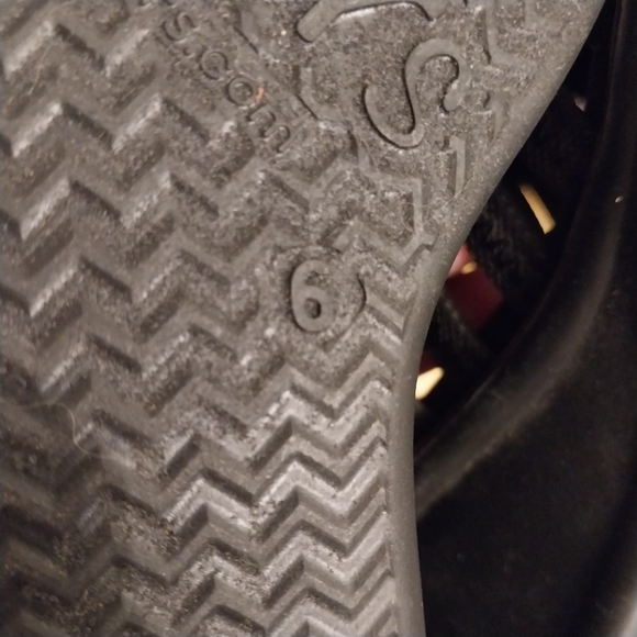 Skechers Black Slide Sandals with Sparkling Accent - Picture 7 of 7